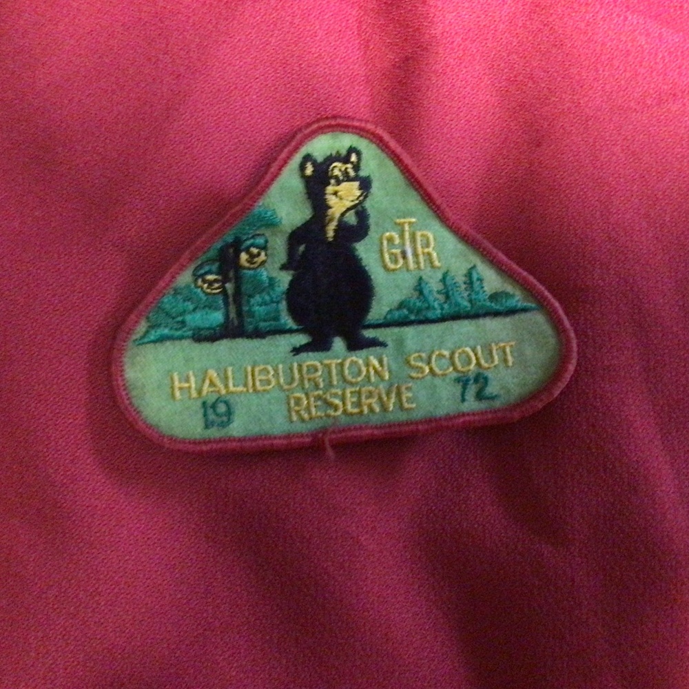 Vintage HALIBURTON Scout reserve patch
